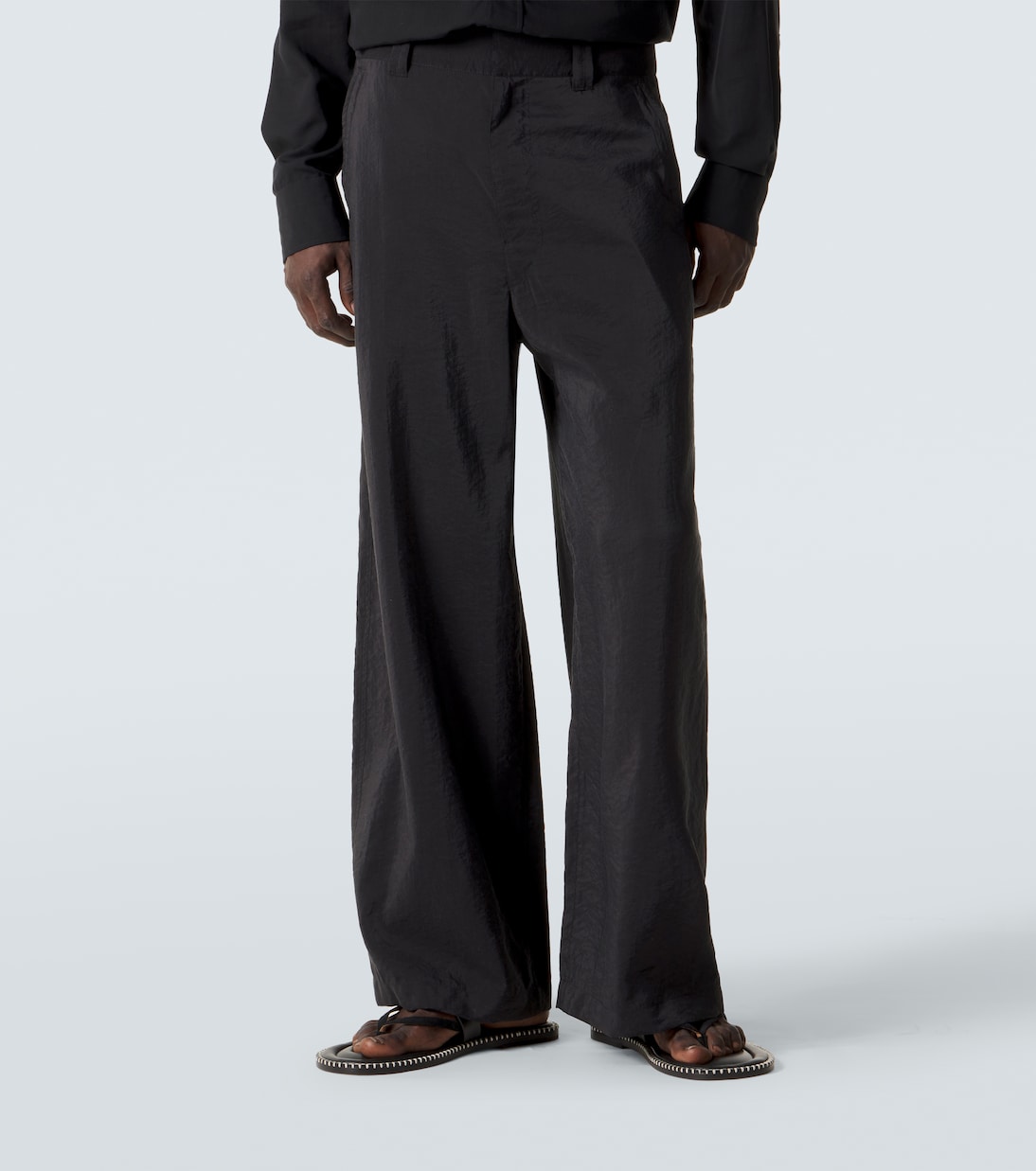 Silk-blend straight pants | Lemaire