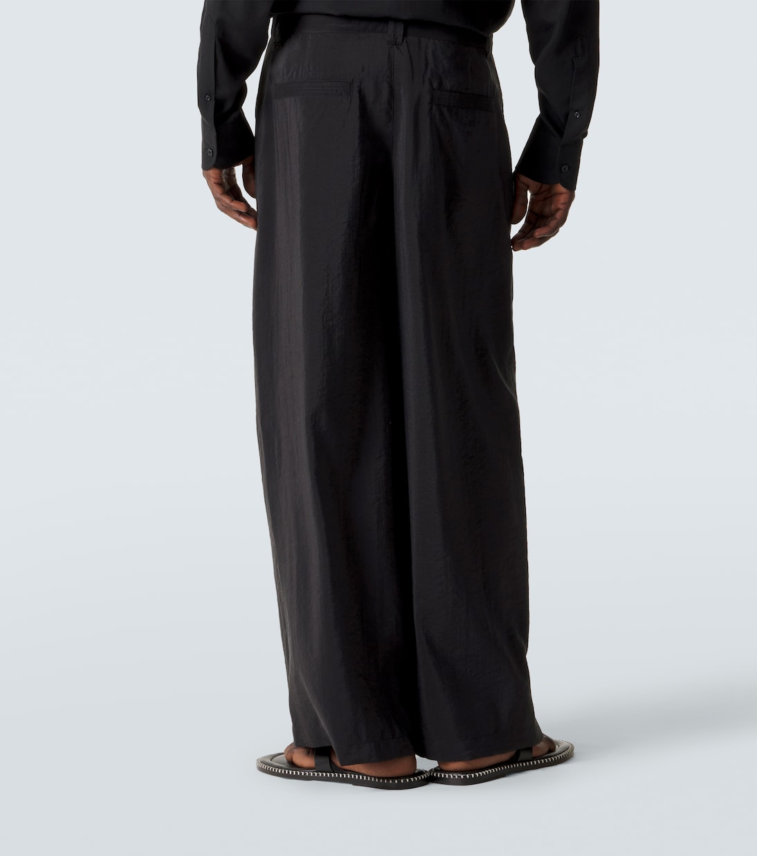 Silk-blend straight pants | Lemaire
