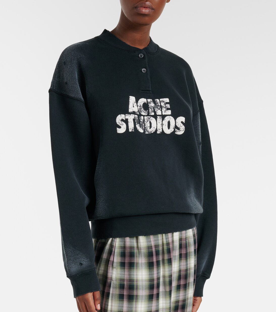 Sweat-shirt en coton à logo | Acne Studios