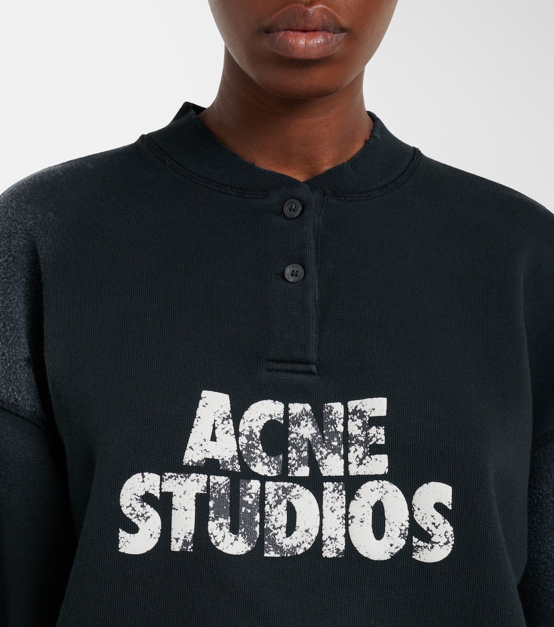 Sweat-shirt en coton à logo | Acne Studios
