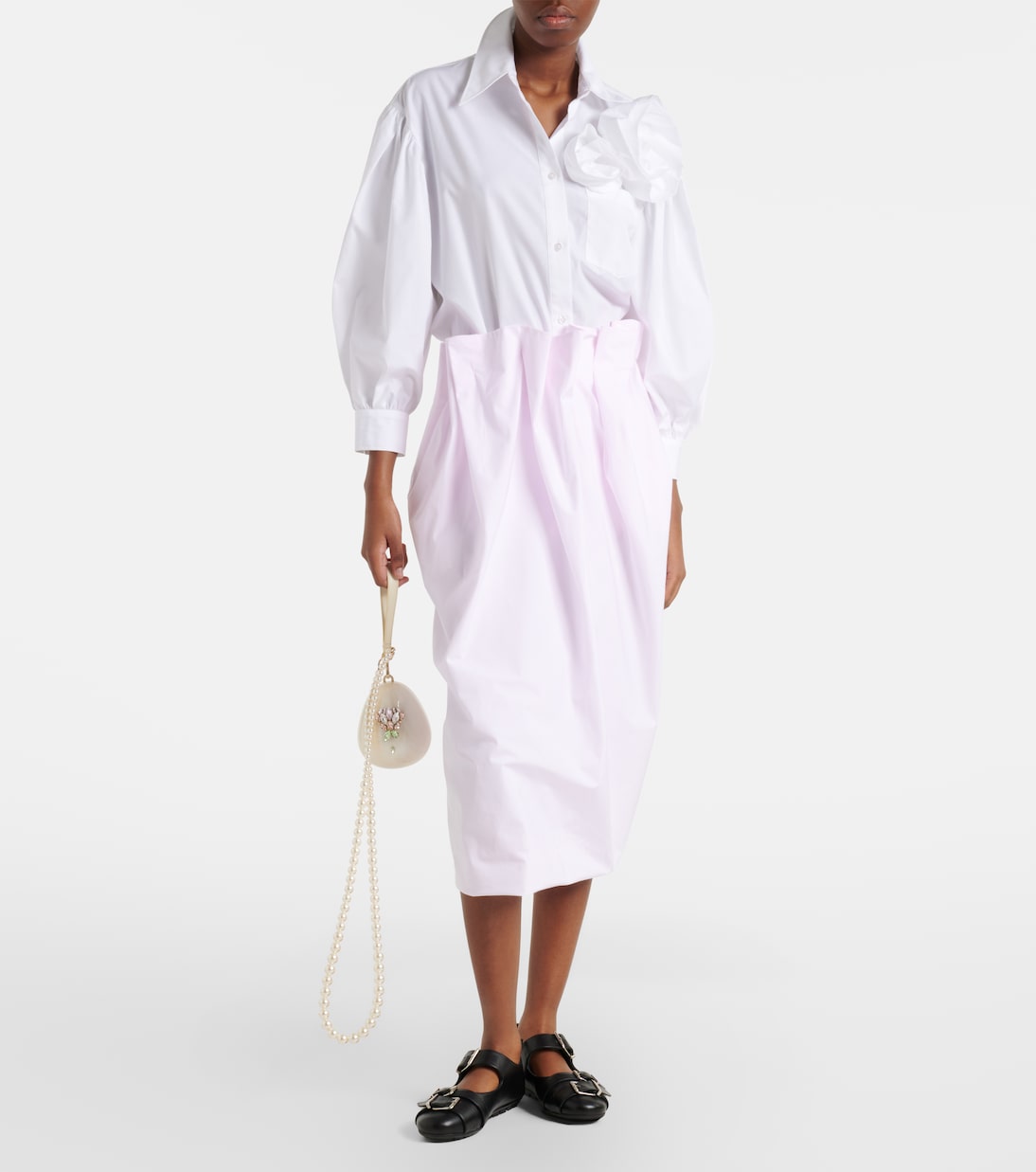 Bleistiftrock aus Baumwolle | Simone Rocha