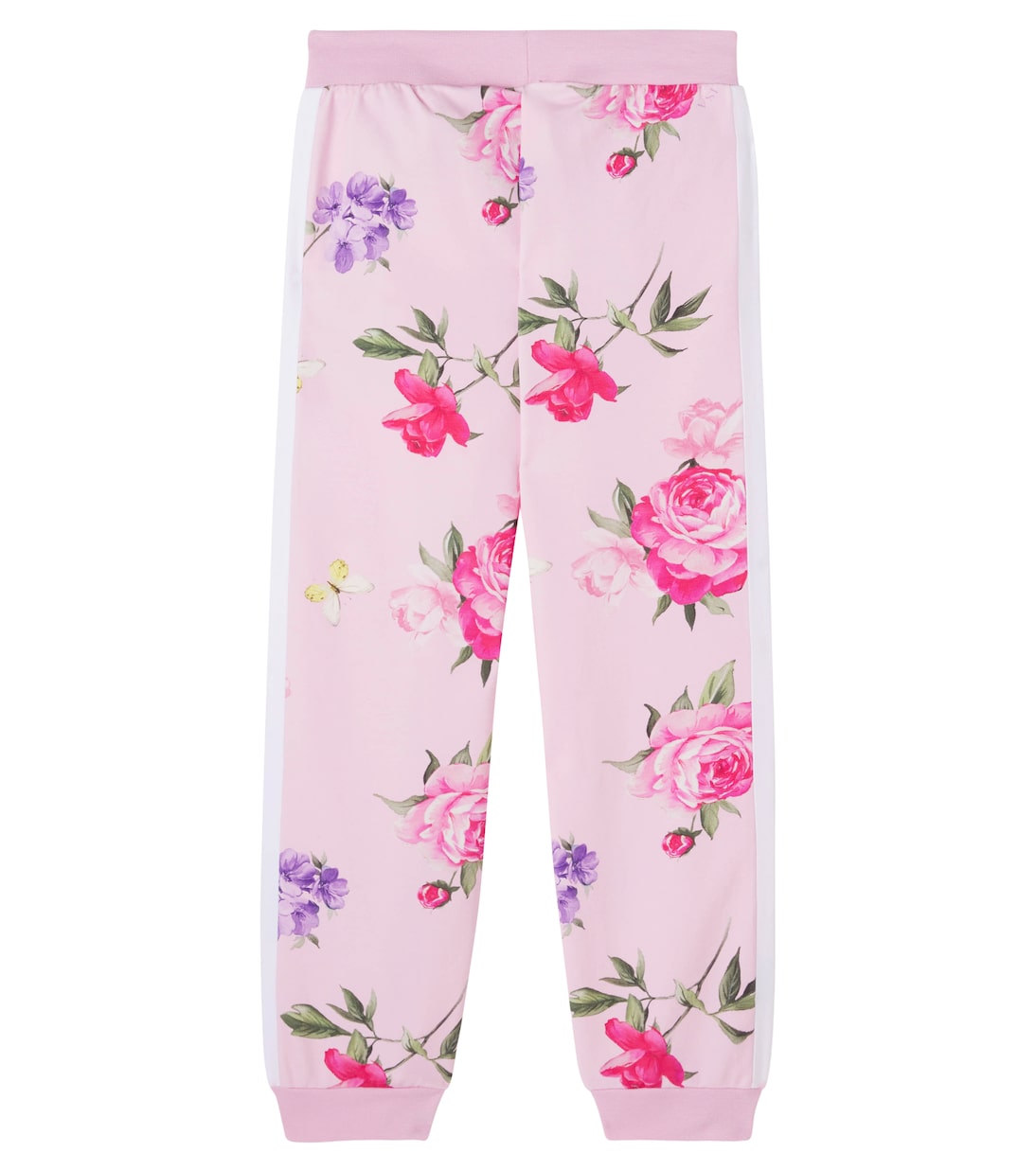 Floral cotton-blend sweatpants | Monnalisa