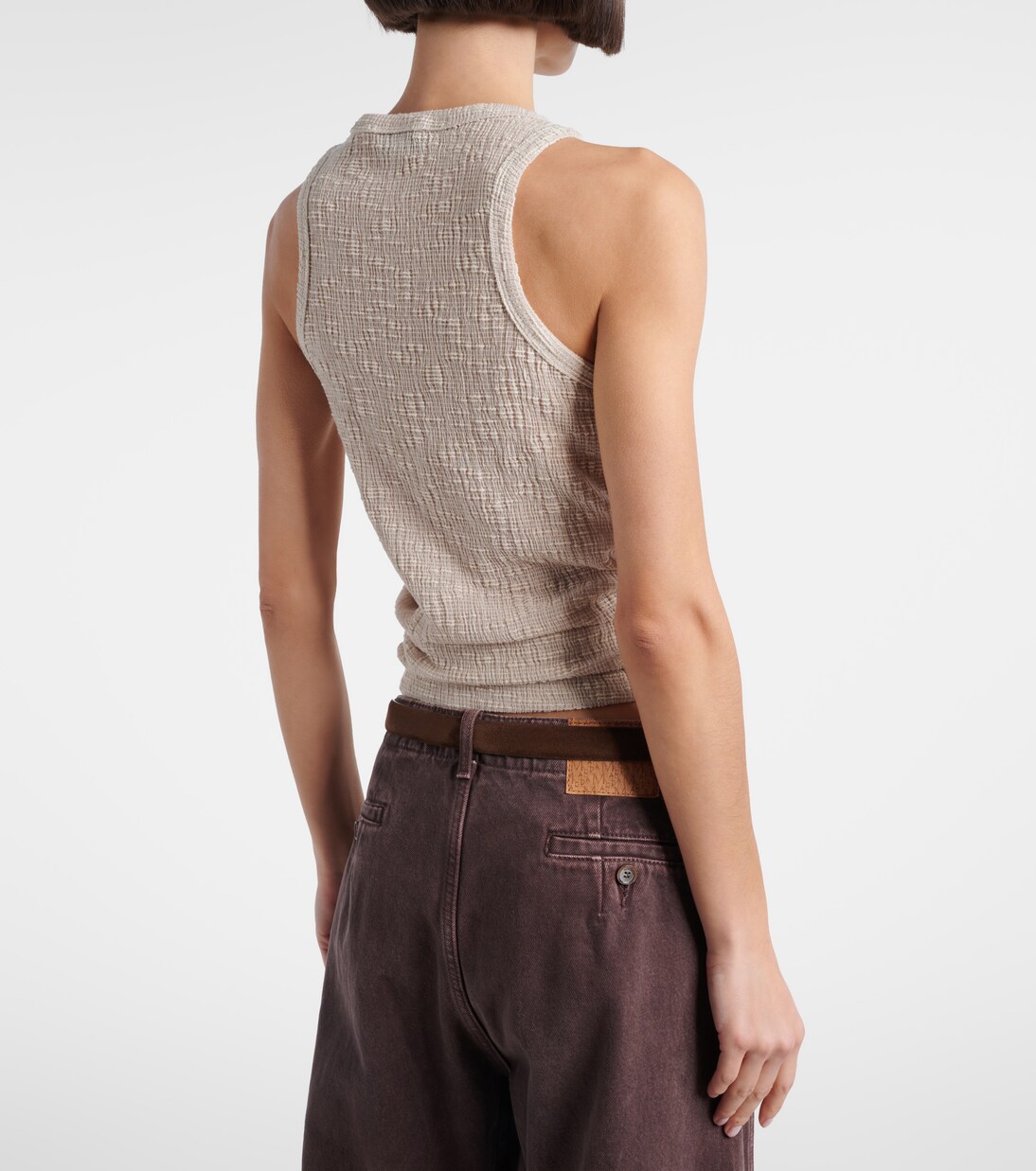 Tank top con aplique floral | Magda Butrym