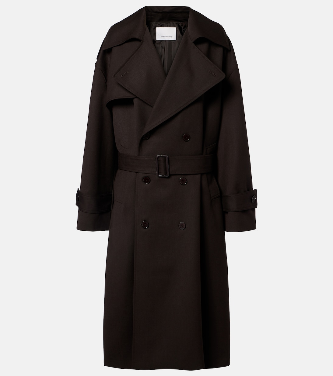 Gabardina cruzada Dursley con cinturón | The Frankie Shop