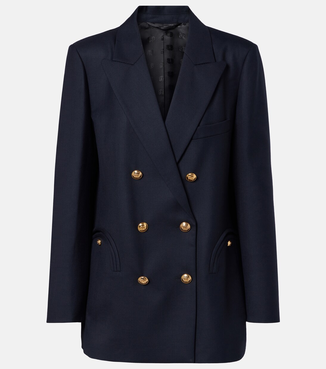 Alcanara Everynight double-breasted virgin wool blazer | Blazé Milano