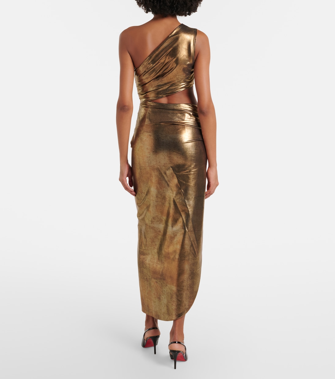 Cutout one-shoulder maxi dress | Roberto Cavalli