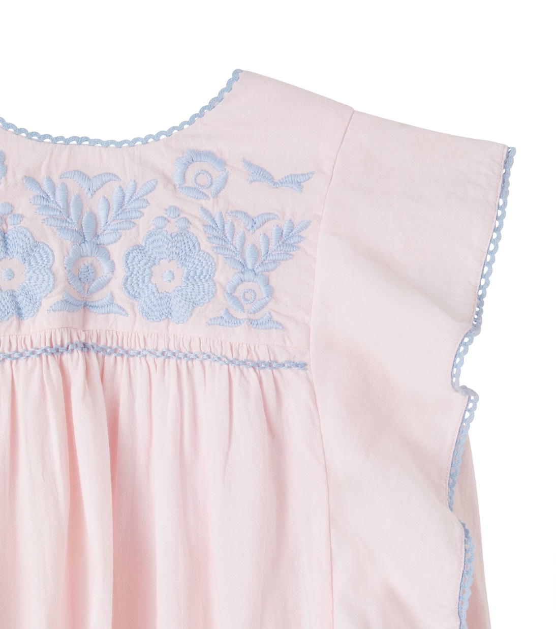 Besticktes Kleid Taliana aus Baumwolle | Louise Misha