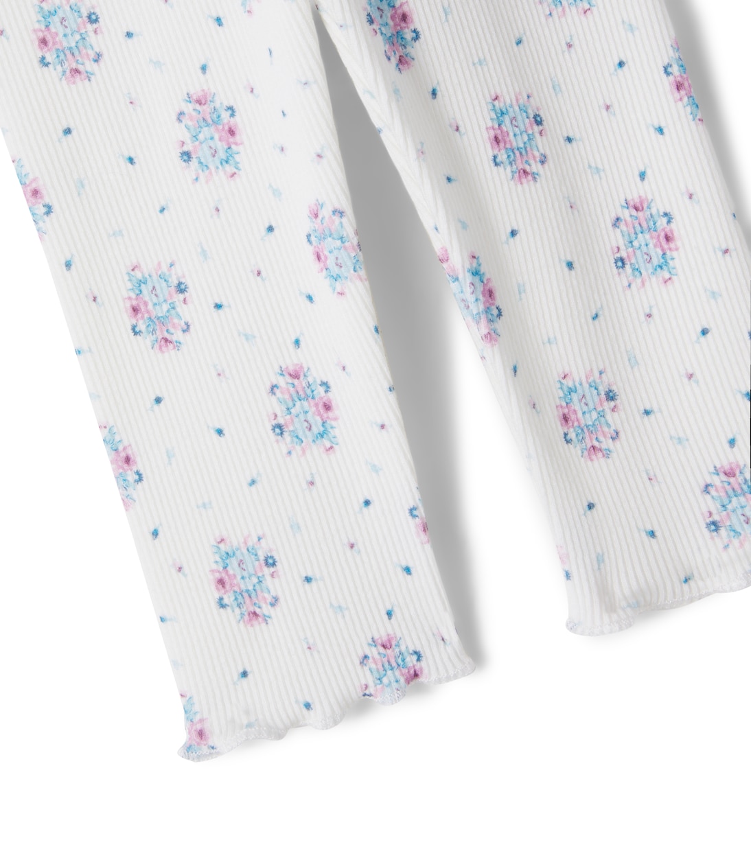Baby floral cotton-blend leggings | Louise Misha