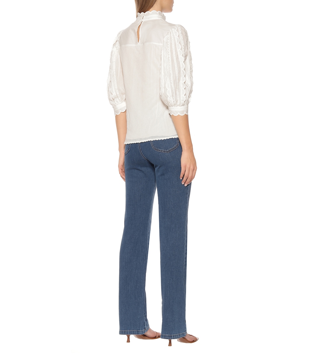 Ruffled cotton blouse | See By Chloé