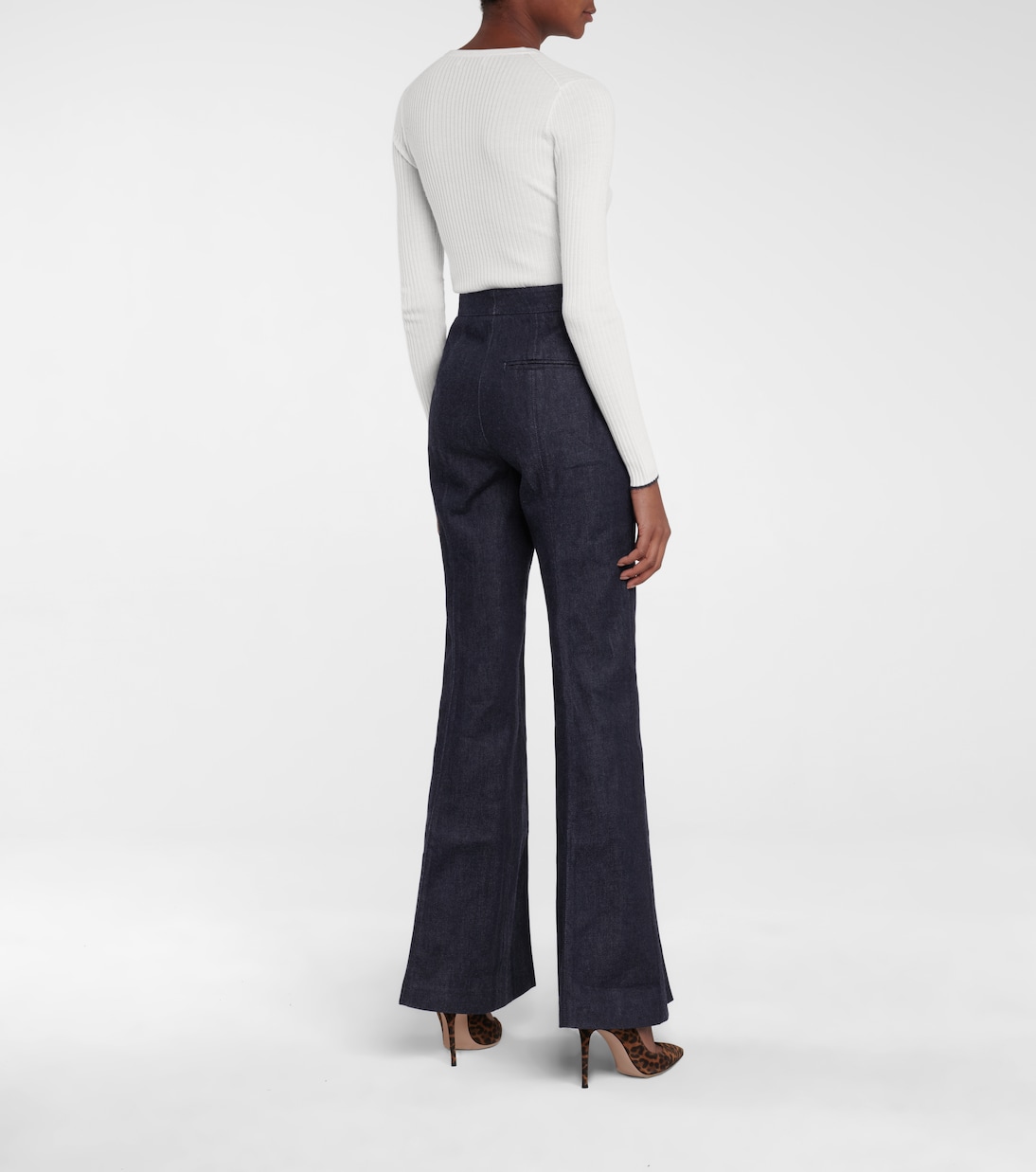 High-Rise Flared Jeans Leda | Gabriela Hearst