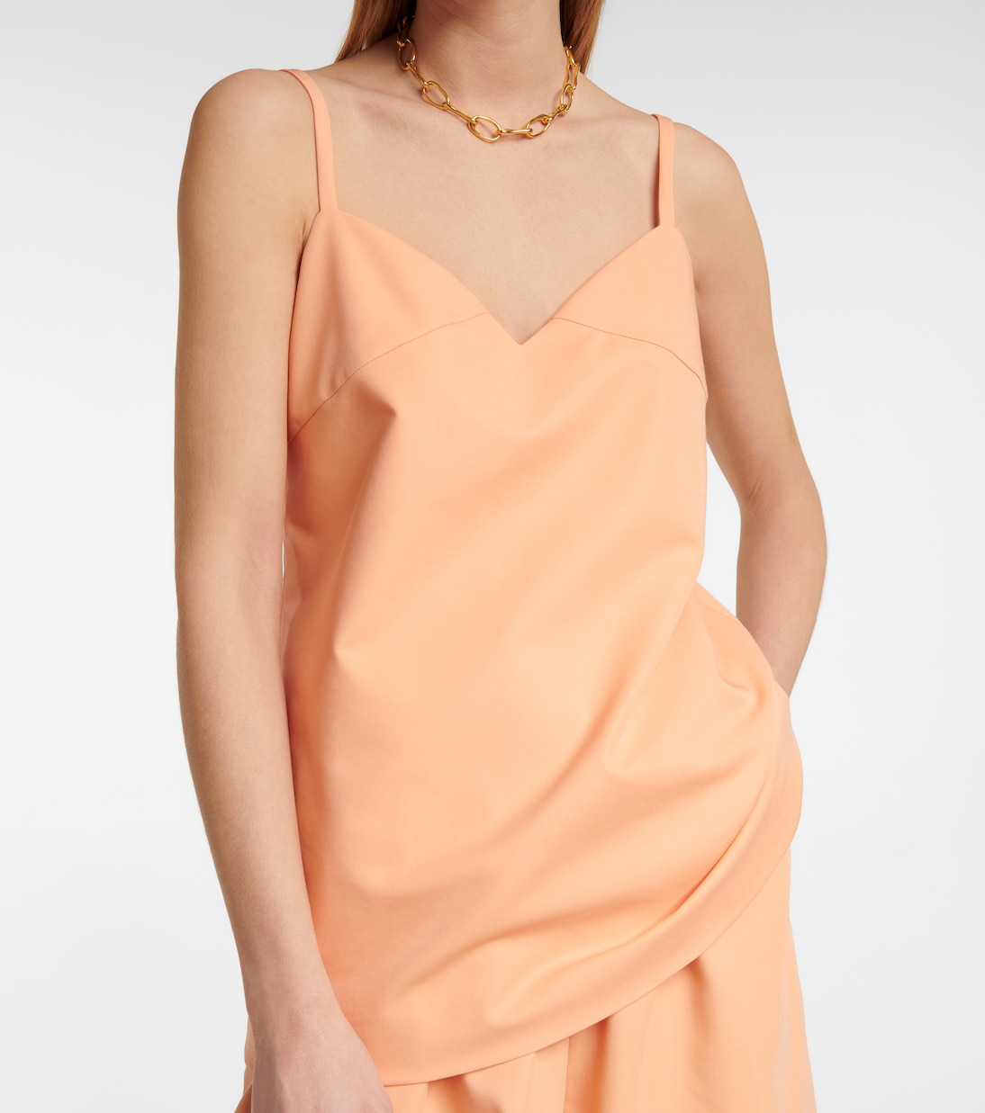 Austria cotton and gabardine camisole | Max Mara