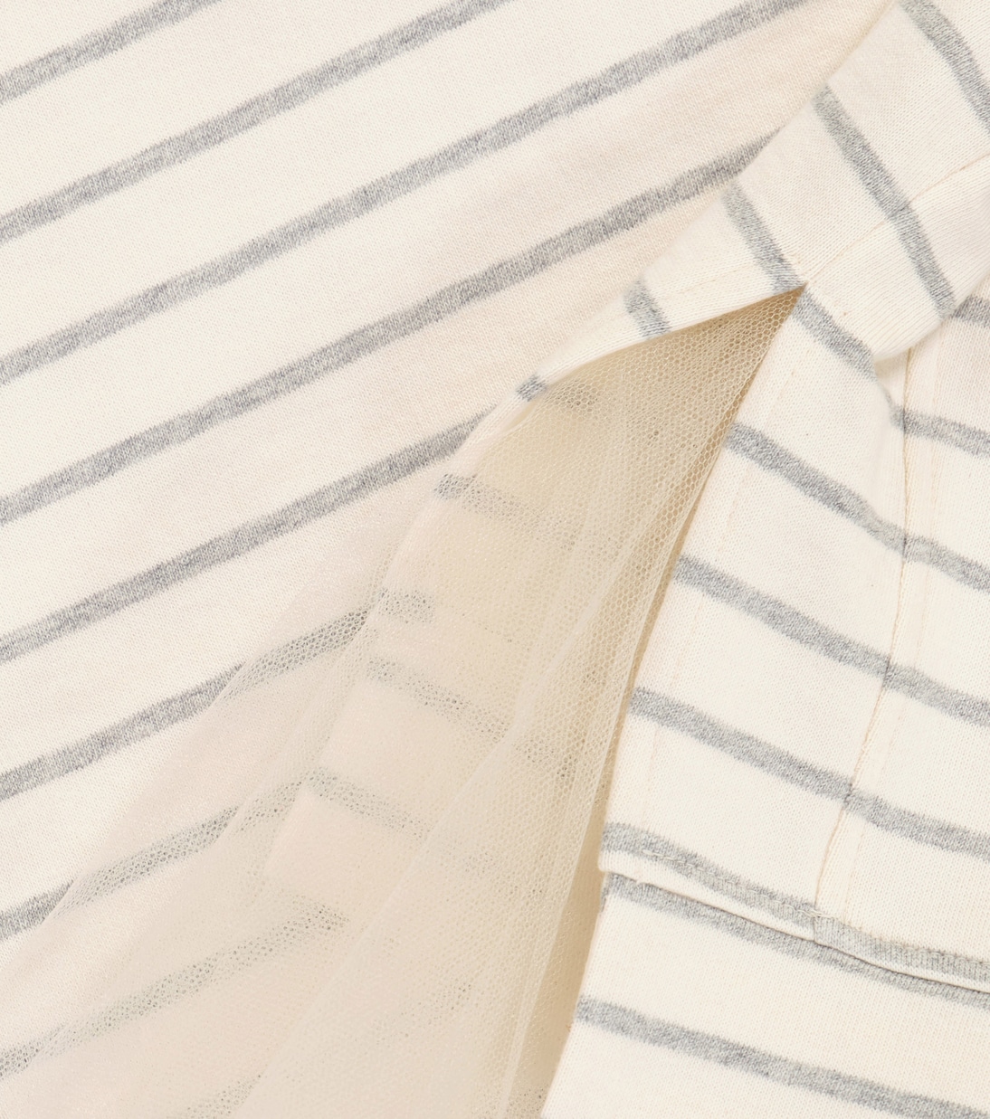 Gestreifter Pullover aus Baumwolle | Brunello Cucinelli Kids