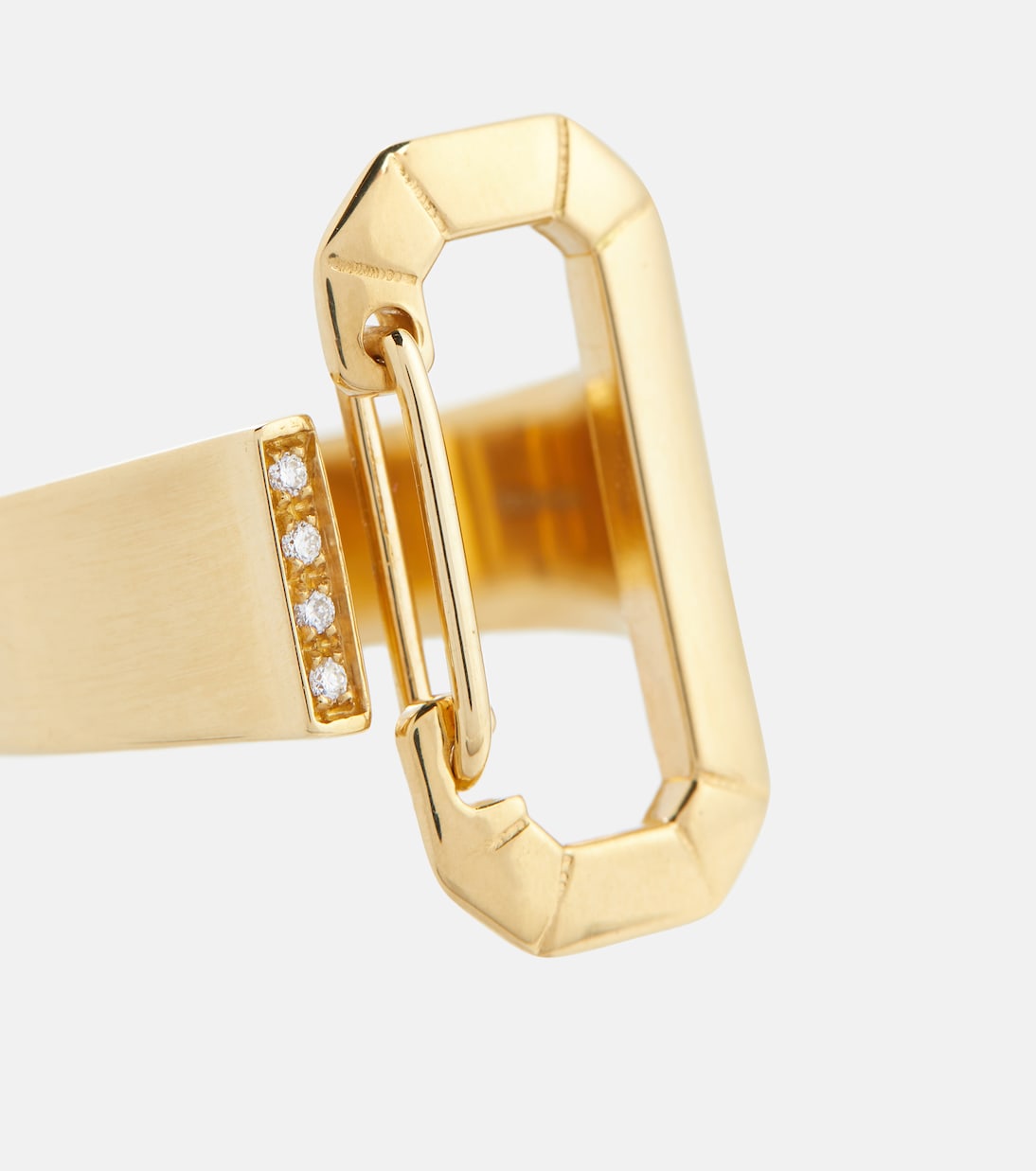 18kt yellow gold ring with diamonds | Eéra