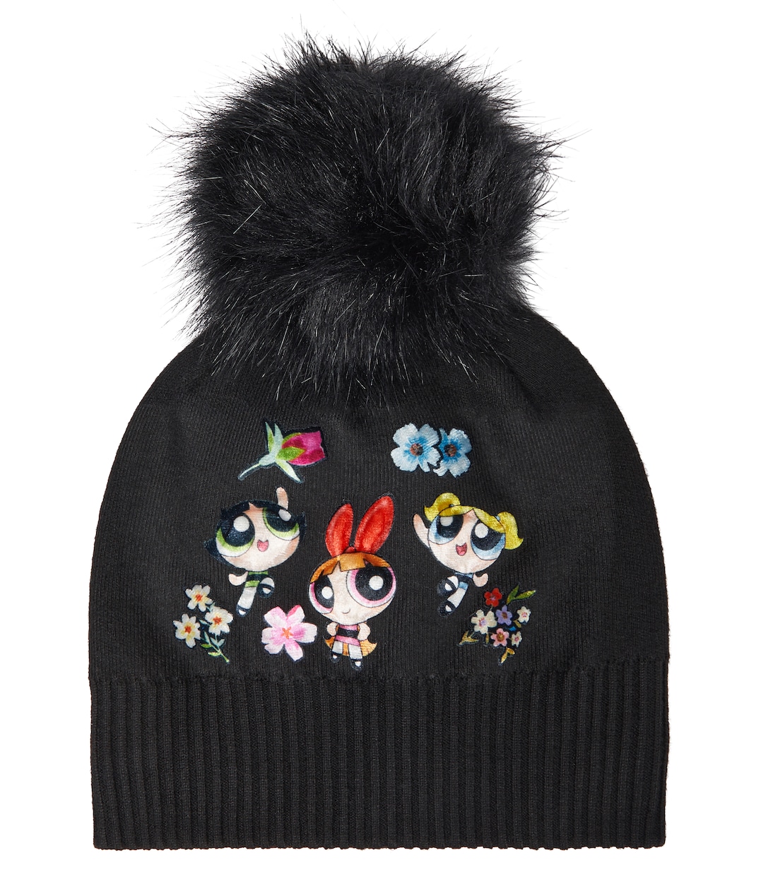 Beanie mit Faux Fur | Monnalisa