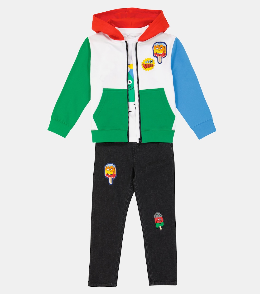 Kapuzenjacke aus Baumwolle | Stella McCartney Kids