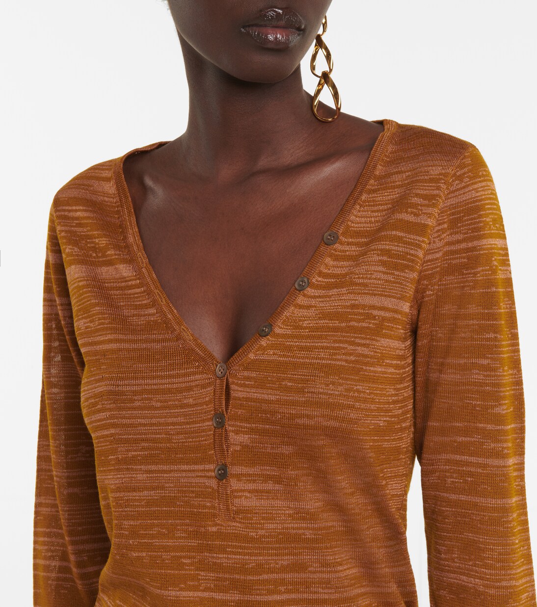 Top in misto lana lamé | Dries Van Noten