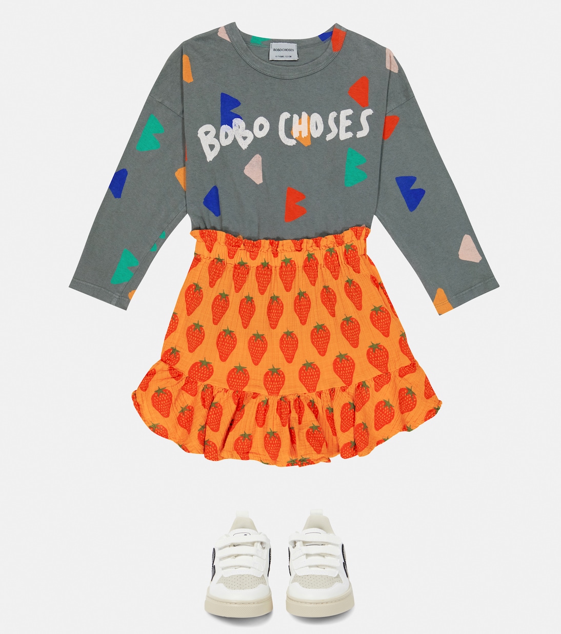 Printed cotton skirt | Bobo Choses