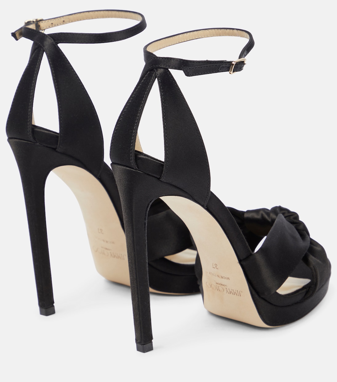 Sandales Rosie 120 en satin | Jimmy Choo