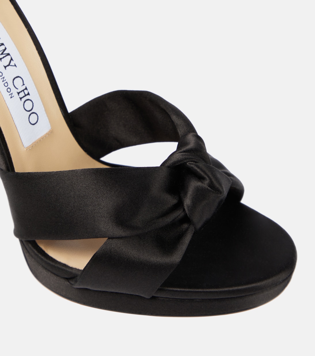 Sandales Rosie 120 en satin | Jimmy Choo