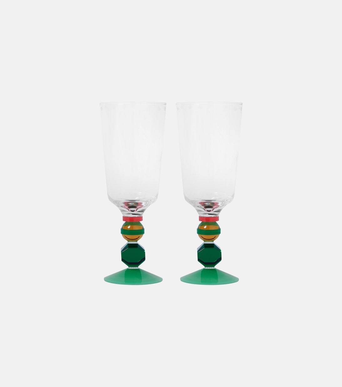 Mayfair set of 2 tall crystal glasses | Reflections Copenhagen