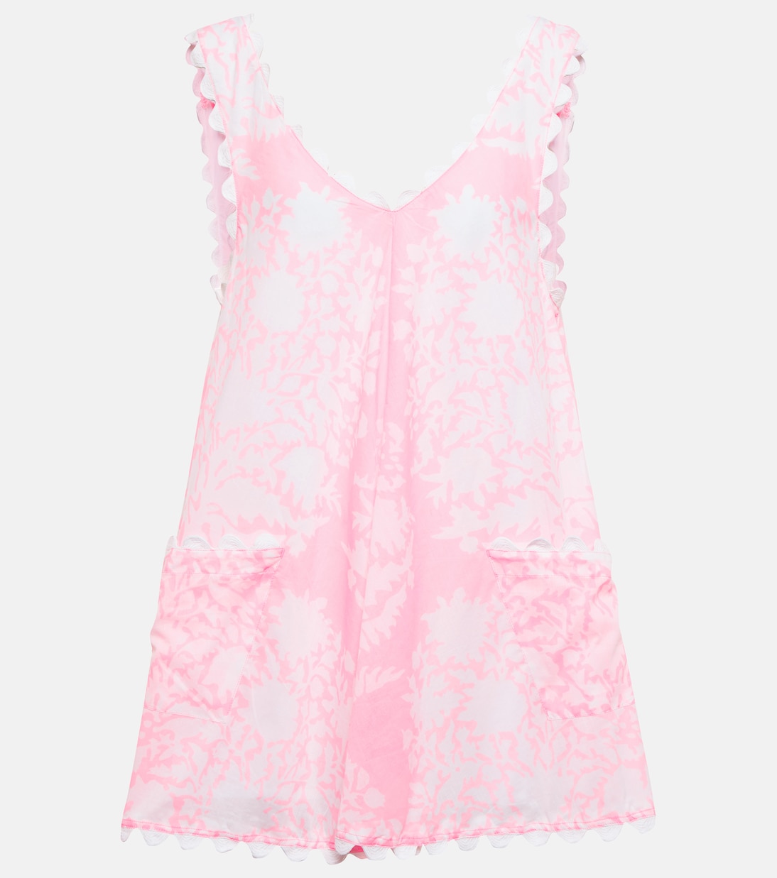 Printed cotton minidress | Juliet Dunn
