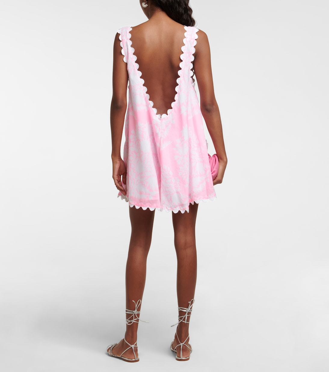 Printed cotton minidress | Juliet Dunn