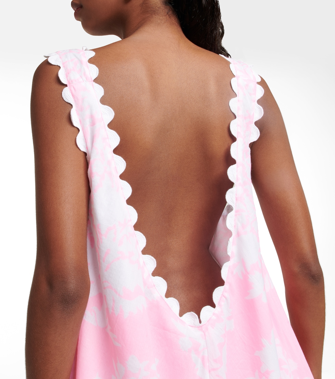 Printed cotton minidress | Juliet Dunn