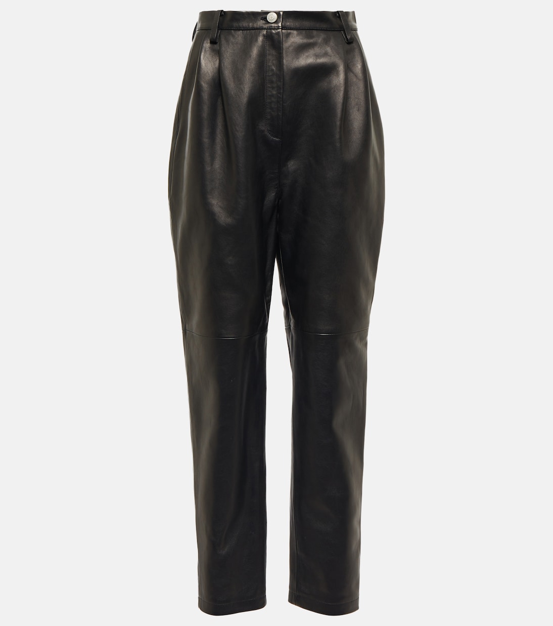 High-Rise-Hose aus Leder | Magda Butrym
