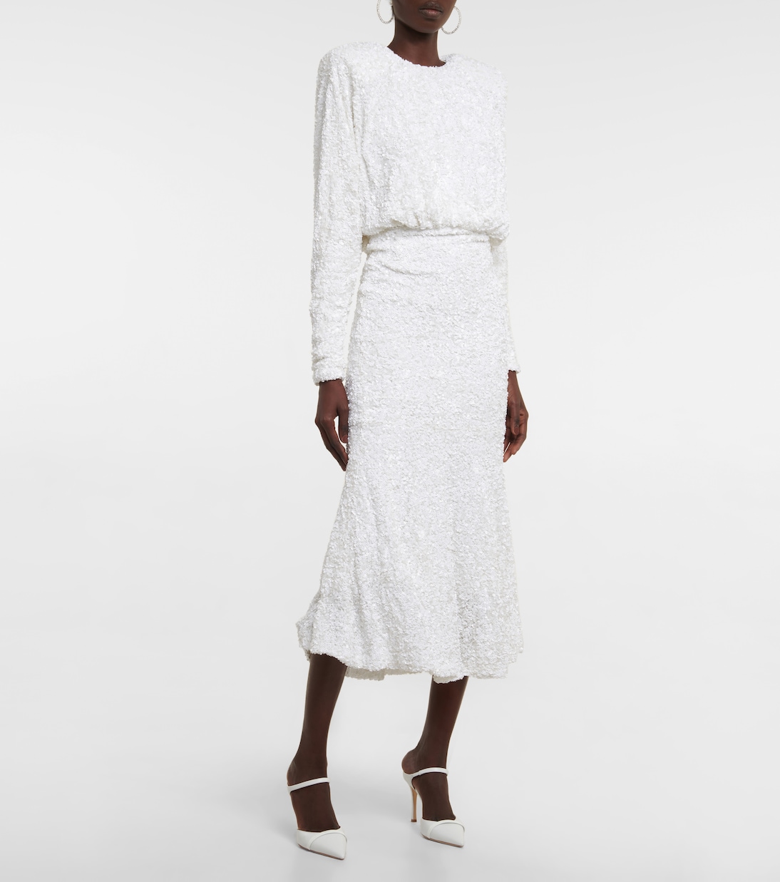 Bridal Billan embellished midi dress | Rotate