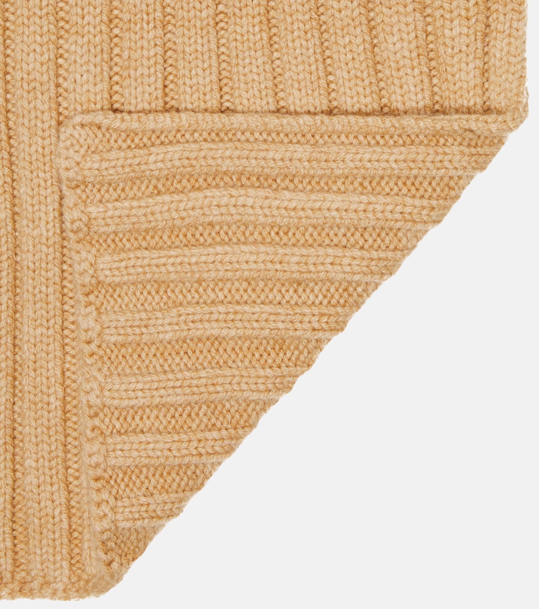 Sciarpa a coste in lana e cashmere | Patou