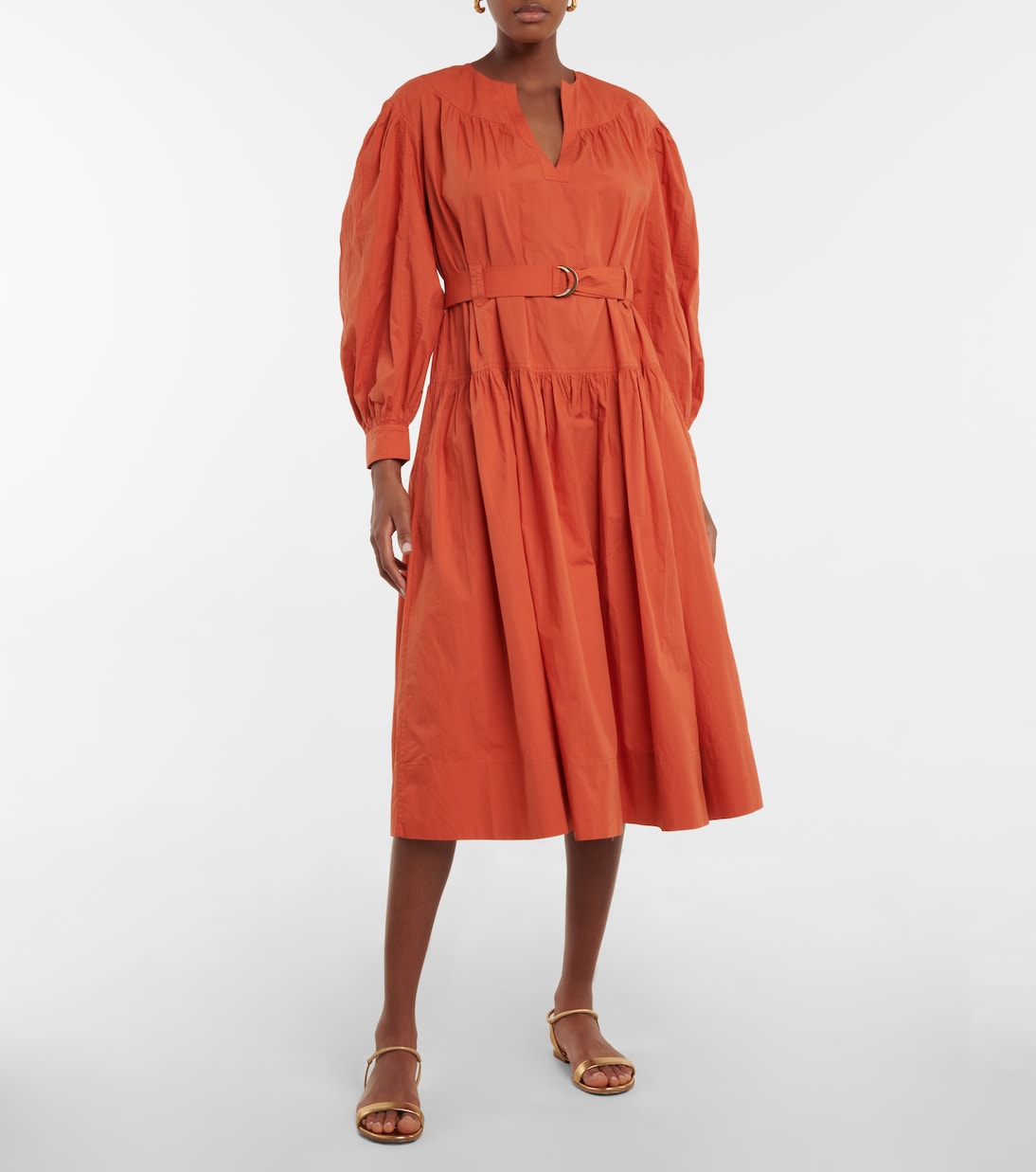 Joyce cotton poplin midi dress | Ulla Johnson