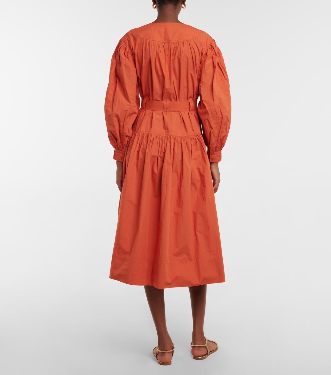 Joyce cotton poplin midi dress | Ulla Johnson