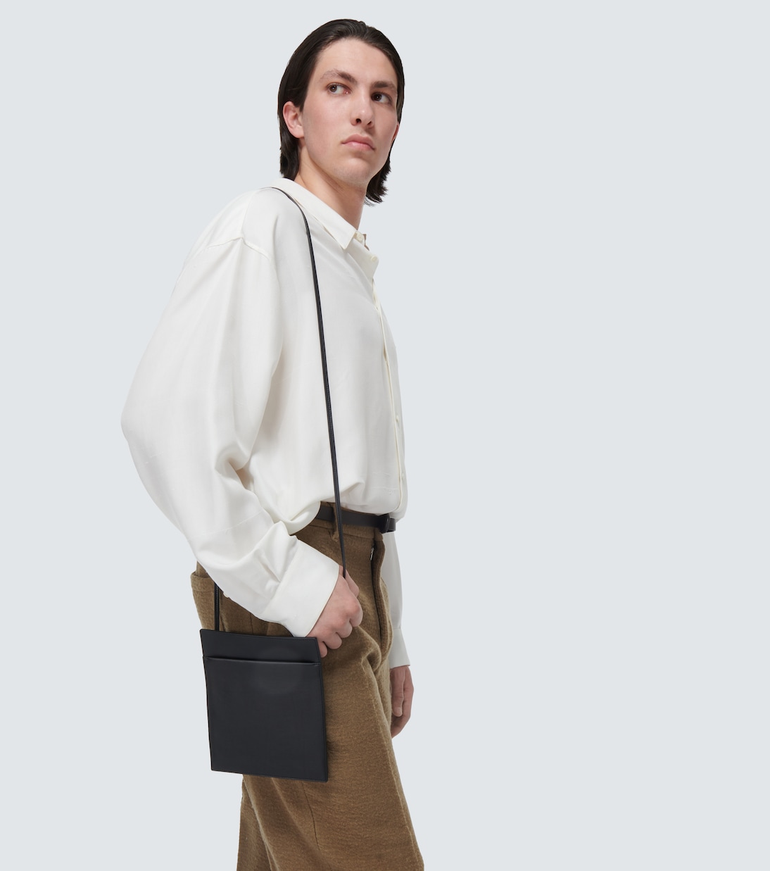 Messenger Bag Pocket aus Leder | The Row