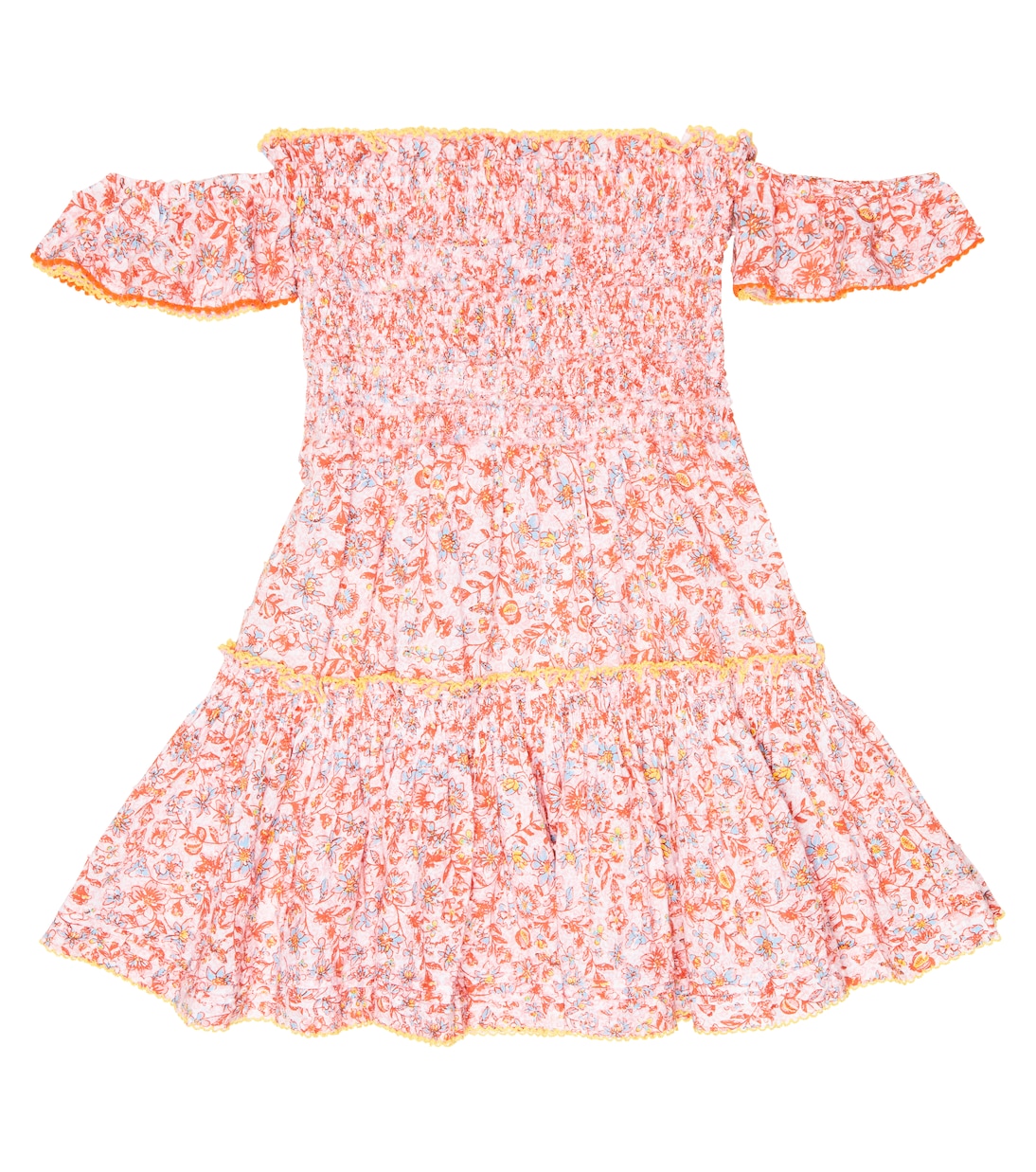 Bedrucktes Kleid Aurora aus Baumwolle | Poupette St Barth Kids