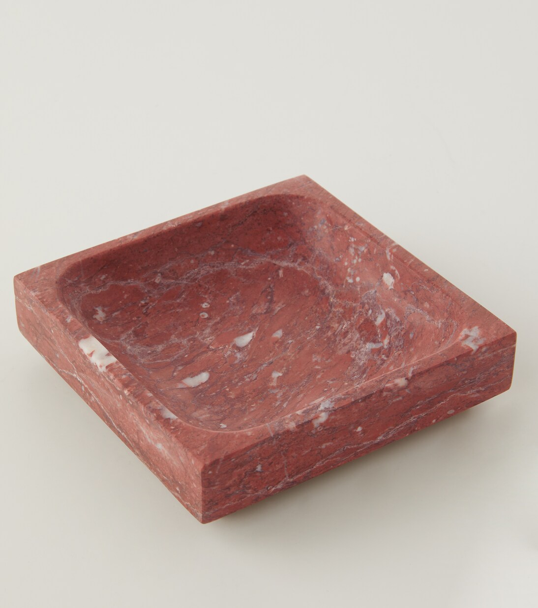 Square marble decorative tray | Michaël Verheyden