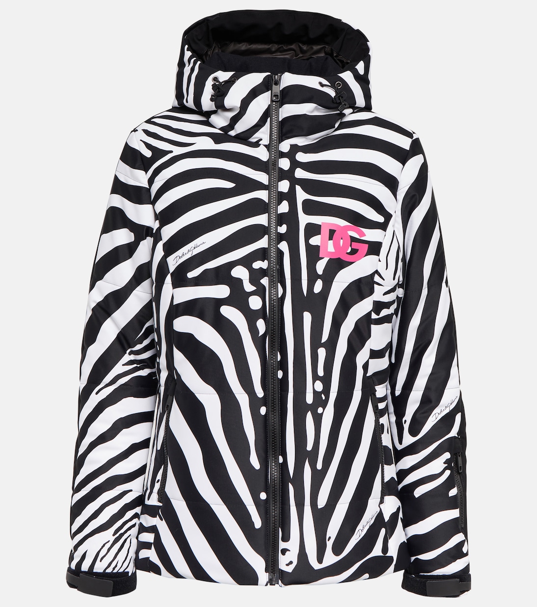 Zebra-print ski jacket | Dolce&Gabbana
