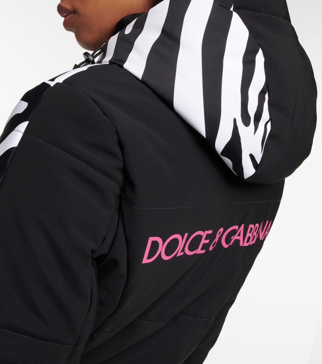 Zebra-print ski jacket | Dolce&Gabbana