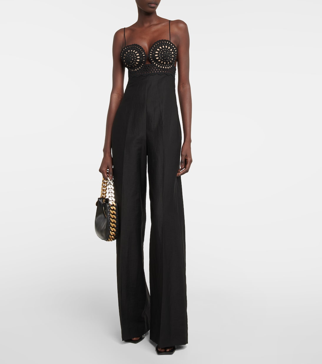 Combi-pantalon en lin et coton mélangés | Stella McCartney