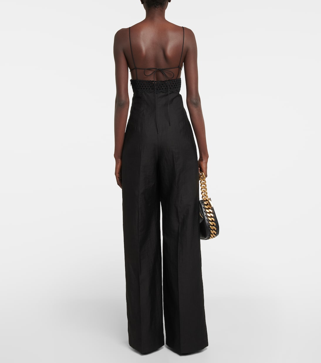 Combi-pantalon en lin et coton mélangés | Stella McCartney