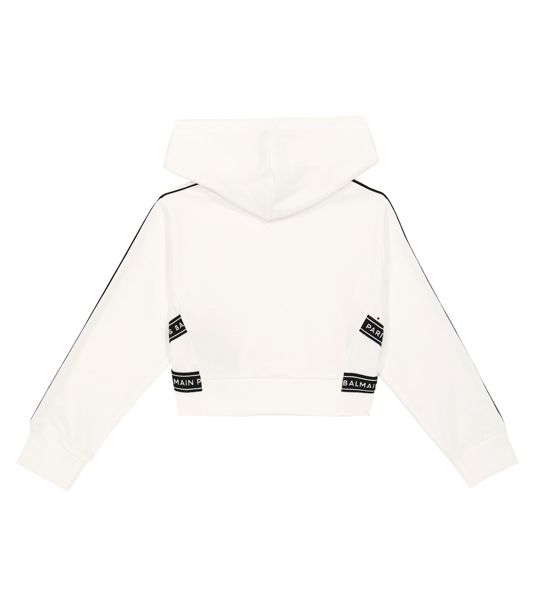 Sudadera con capucha de algodón con logo | Balmain Kids