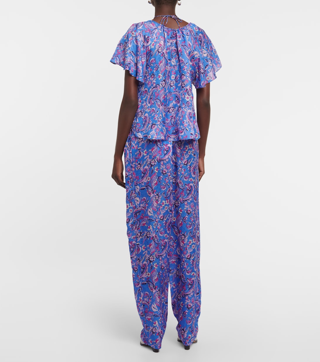Penelope printed silk-blend top | Isabel Marant