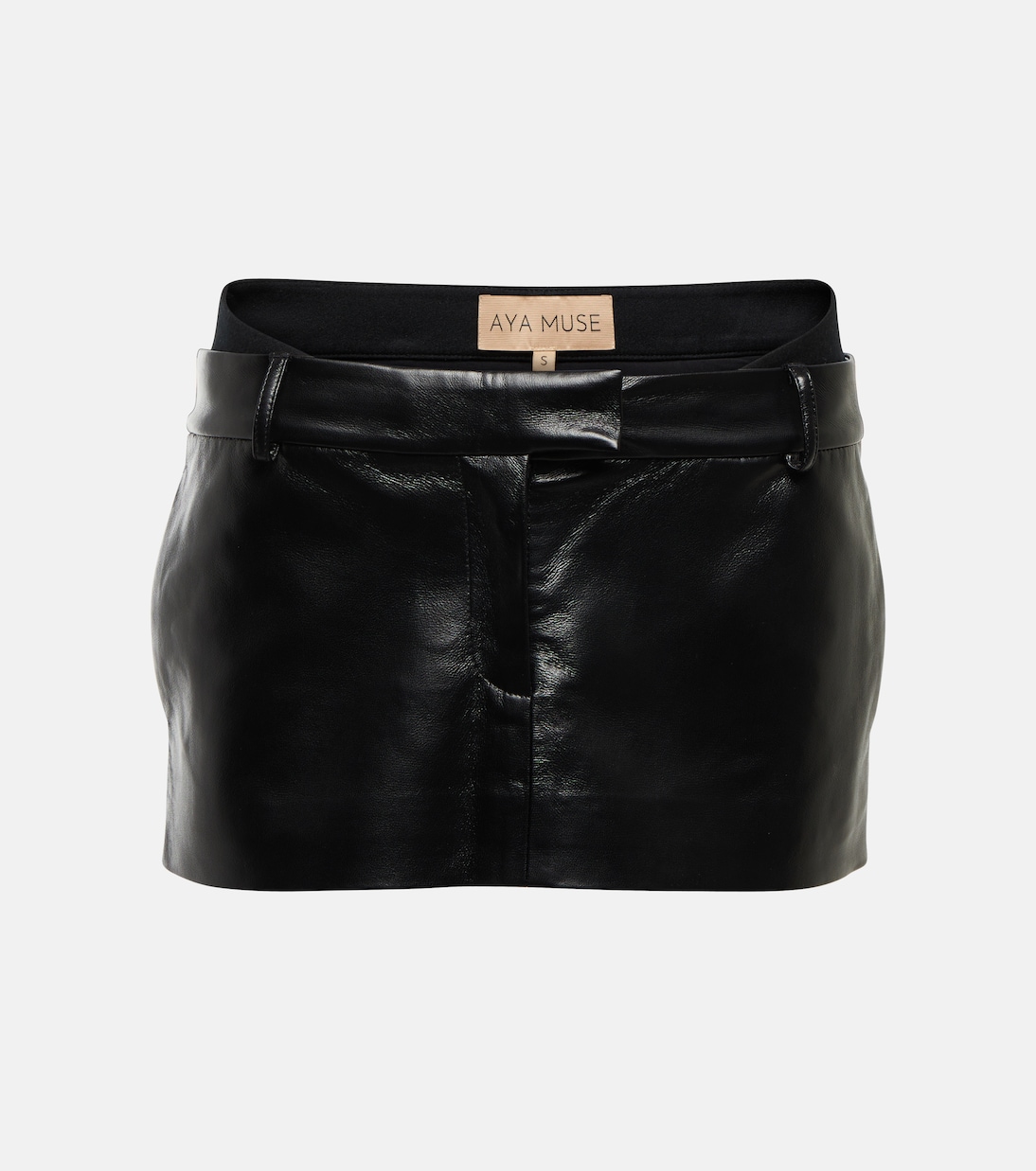 Mini-jupe Oloma en cuir synthétique | Aya Muse