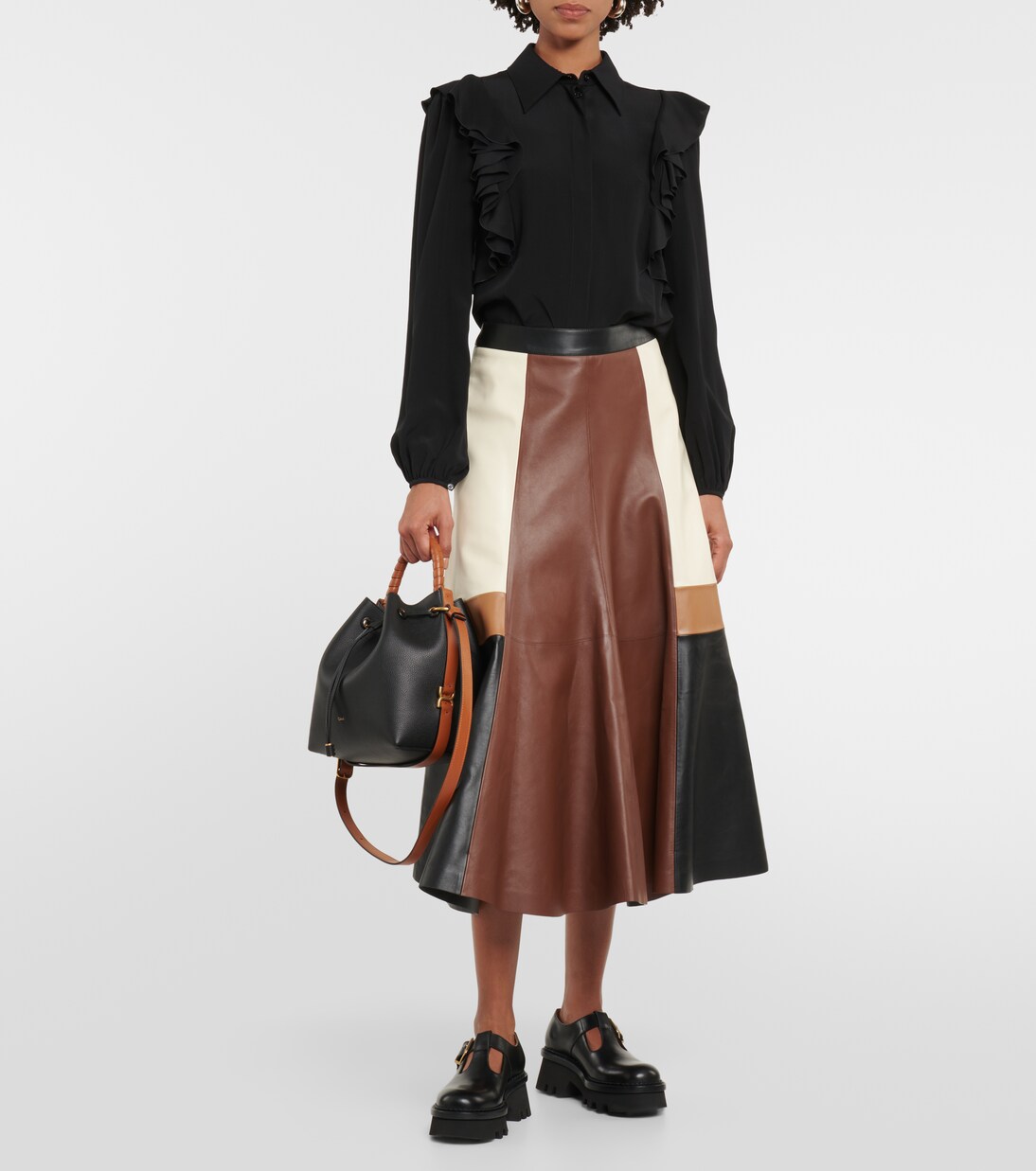 Bucket-Bag Marcie Small aus Leder | Chloé