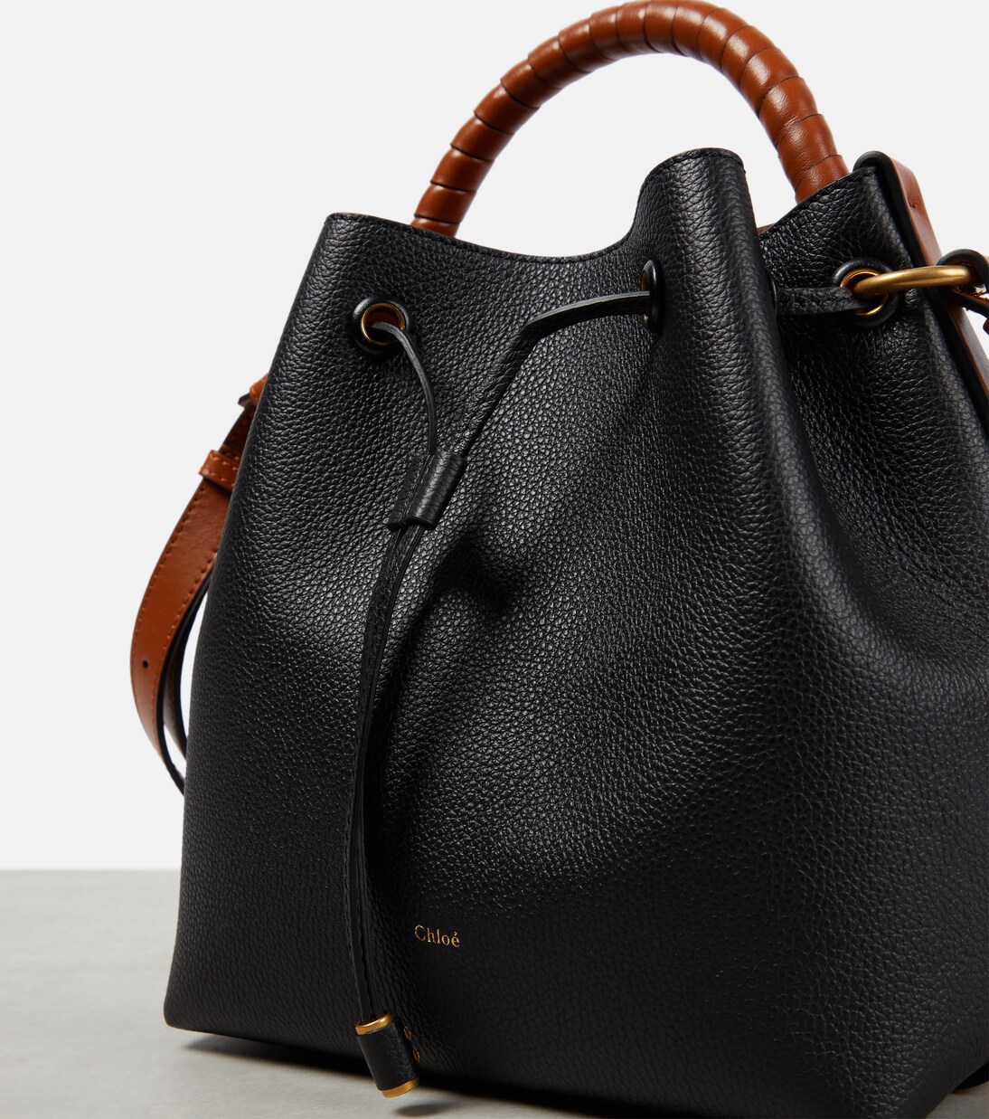 Bucket-Bag Marcie Small aus Leder | Chloé