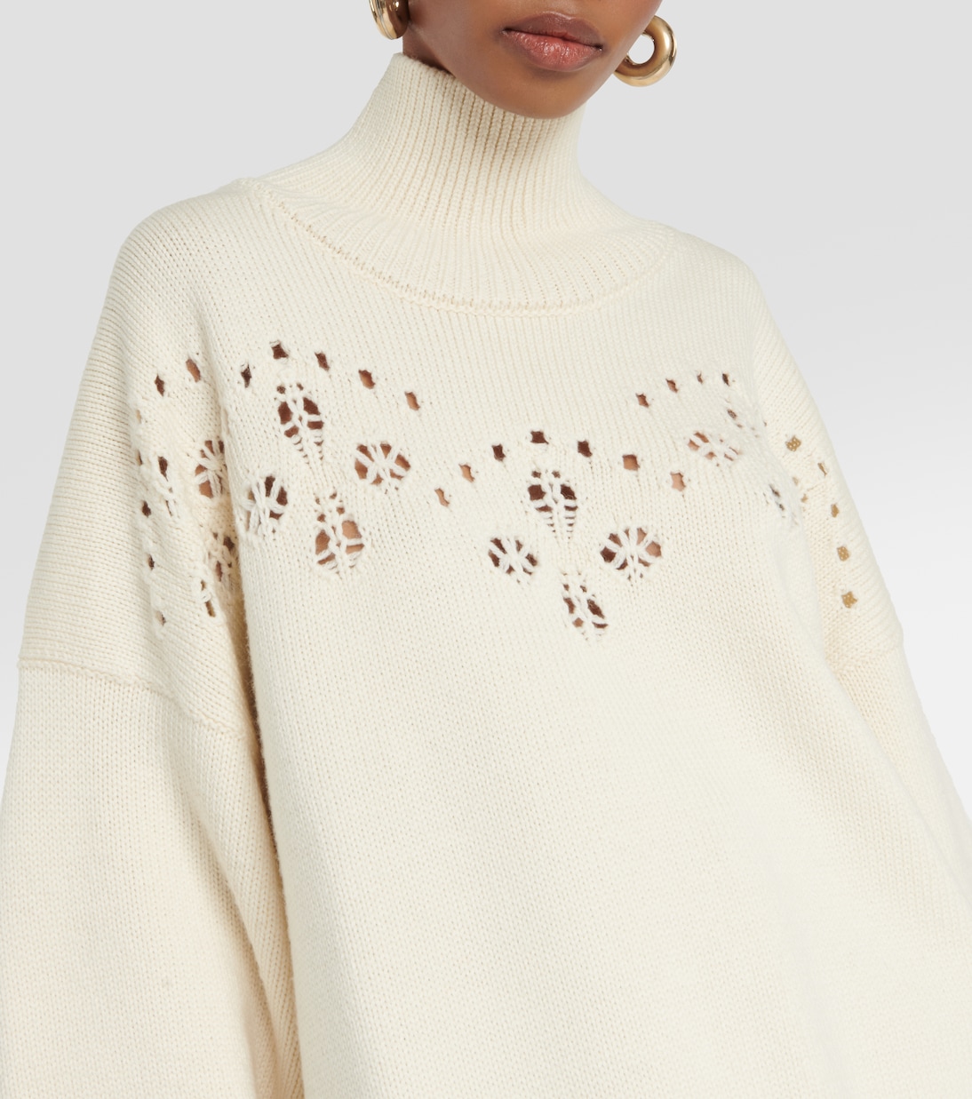 Pointelle wool sweater | Chloé