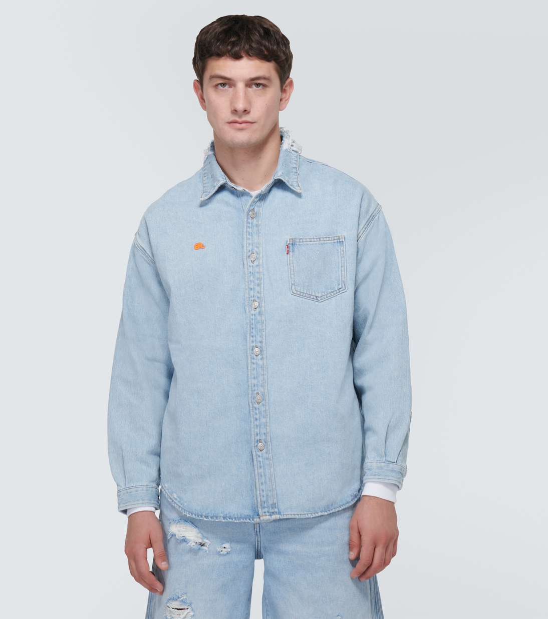Hemdjacke aus Denim | ERL