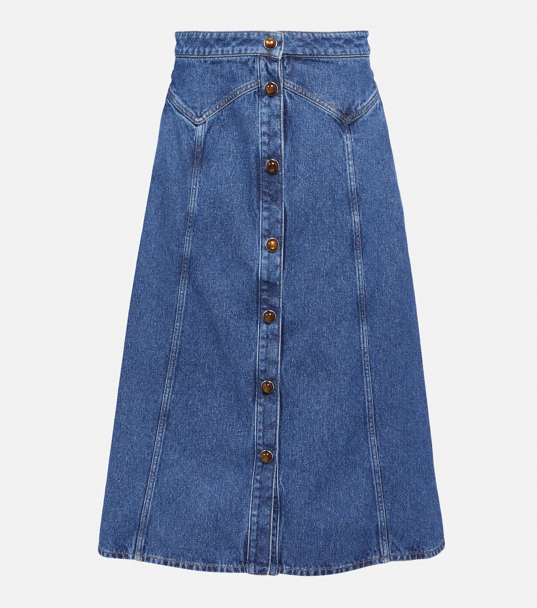 Jupe midi en jean | Chloé