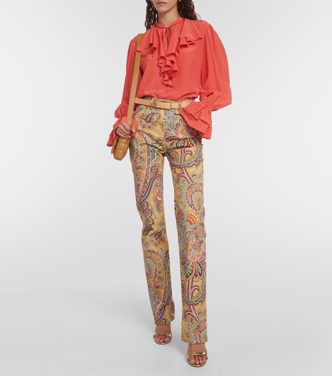 Pantaloni regular in twill di cotone | Etro