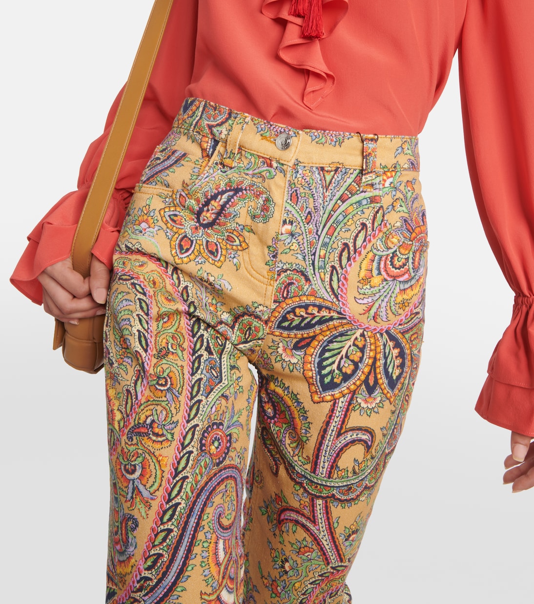 Pantaloni regular in twill di cotone | Etro