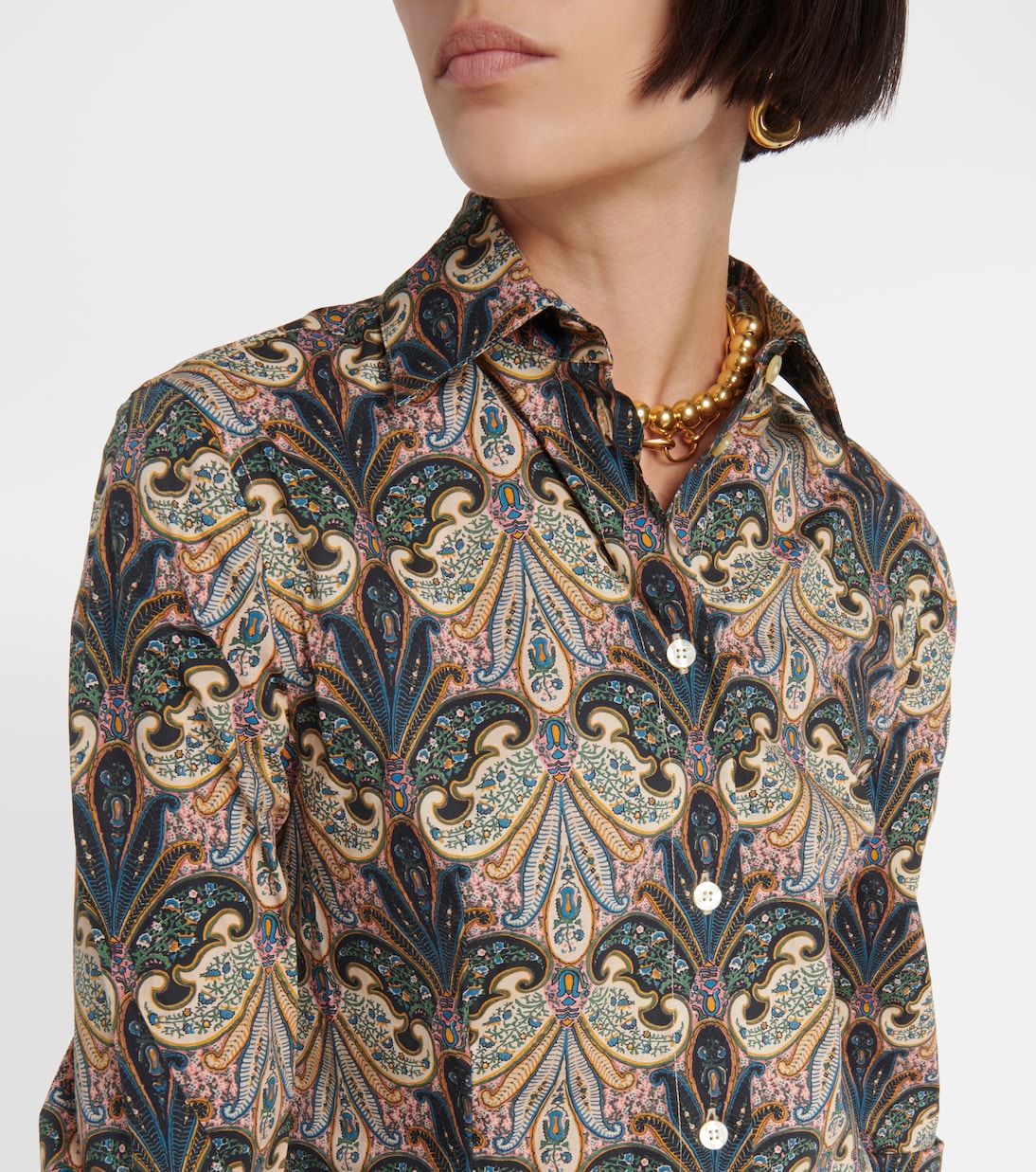 Camicia in misto cotone con stampa | Etro